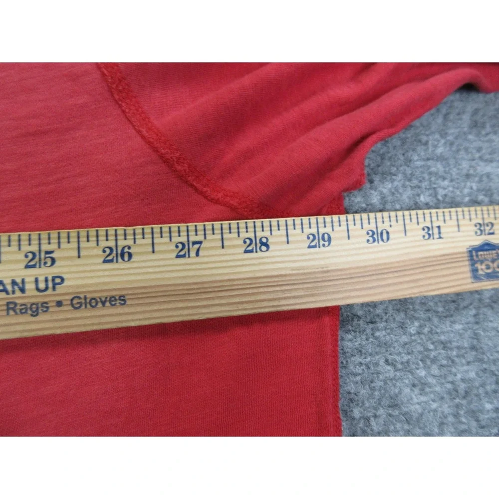 VINTAGE Polo Ralph Lauren Shirt Mens 2XL Red Henley Big RLPC Activewear Outdoors